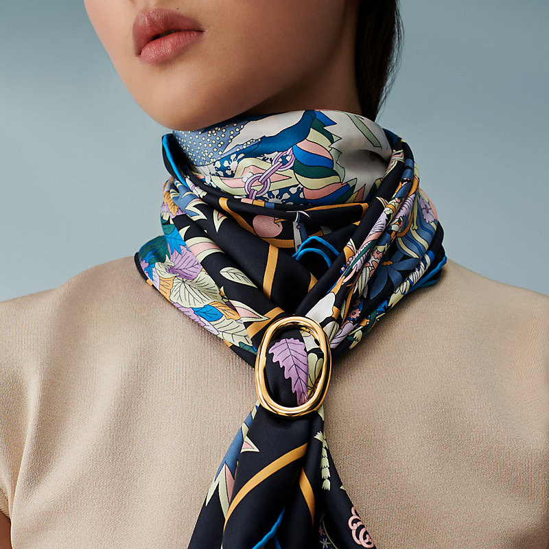 Chaine d'Ancre scarf 90 ring | Hermès USA